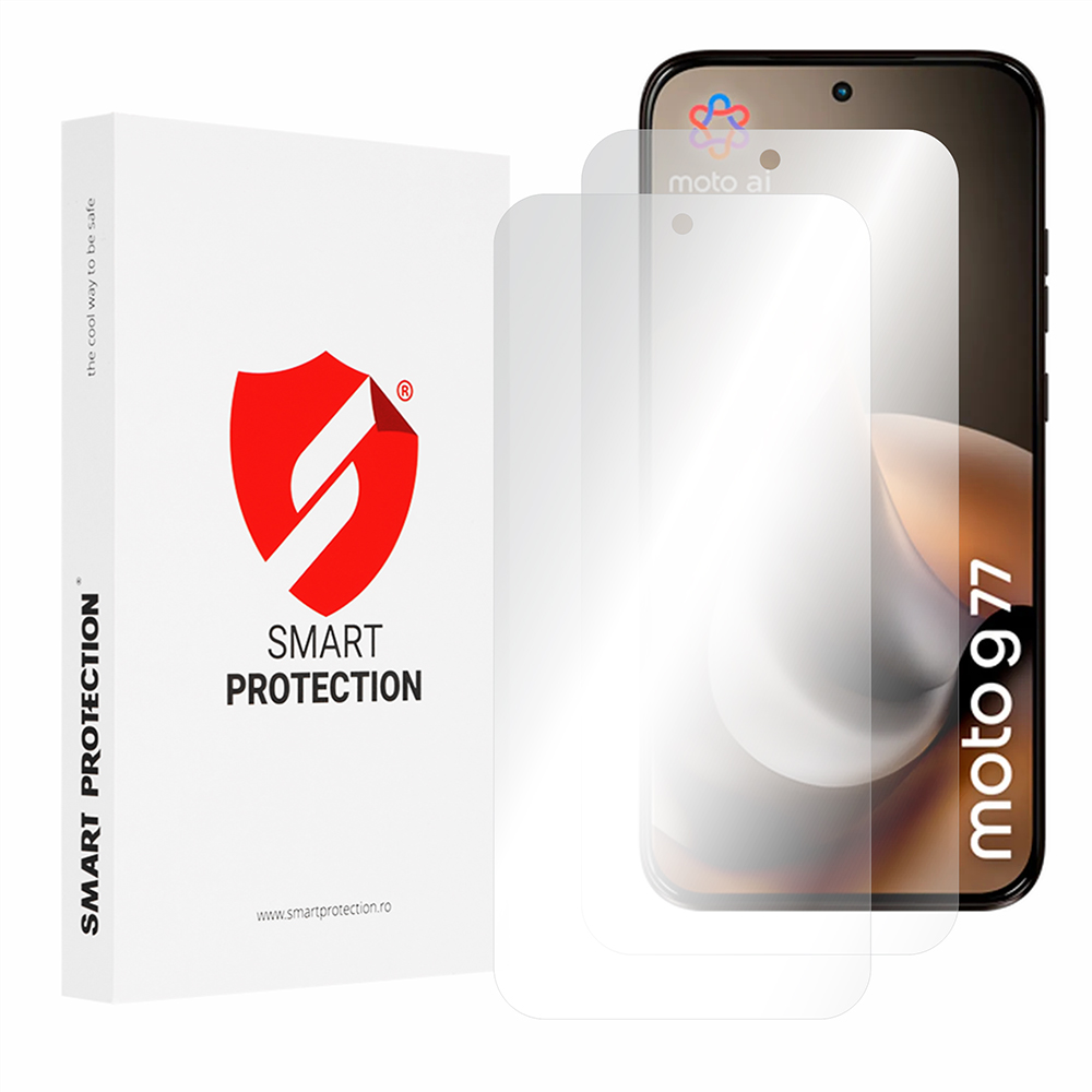 [2x Pack] Премиум регенерируем капак Motorola Moto G77 / Moto G67 - Smart Protection Classic - Прозрачен