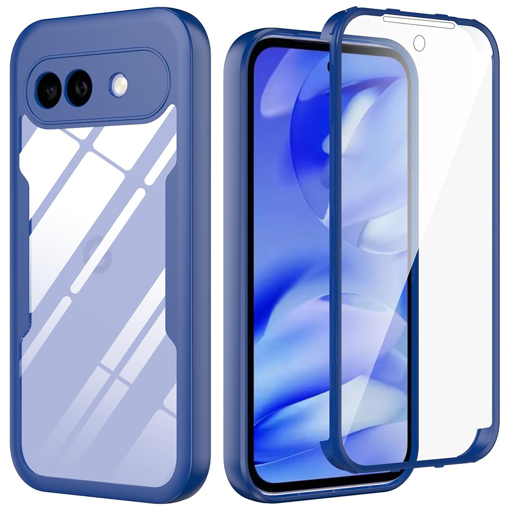 Калъф за Google Pixel 10a + Капак - Techsuit ColorVerse 360 Series - Син