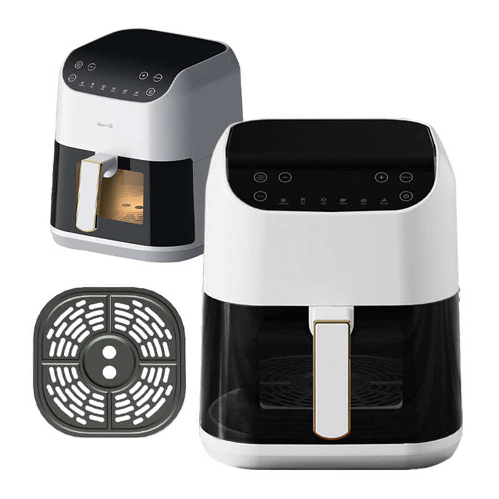 Фритюрник 5.5л, 80-200°C, 1300W - Deerma (DEM-KZ130W) - Бял