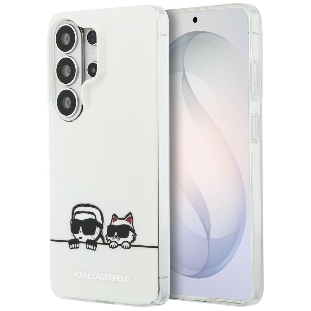 Калъф за Samsung Galaxy S26 Ultra - Karl Lagerfeld IML K&C Peekaboo K&C Peekaboo Logo MagSafe (KLHMS26L6HPKACH) - Бял