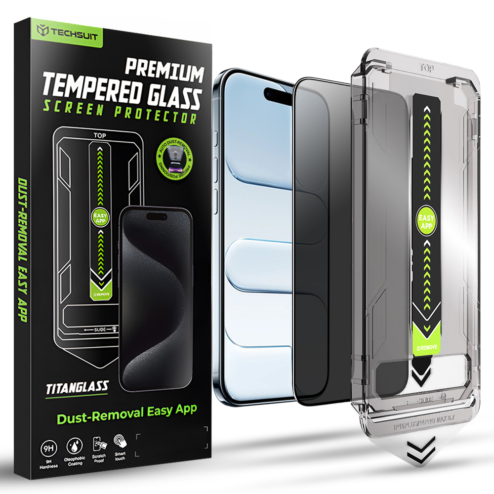 Калъф за iPhone 17 Air - Techsuit TitanGlass FullCover - Privacy