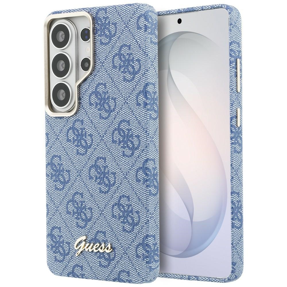 Калъф за Samsung Galaxy S26 Ultra - Guess 4G Script MagSafe (GUHMS26L5P4FWWMSB) - Син