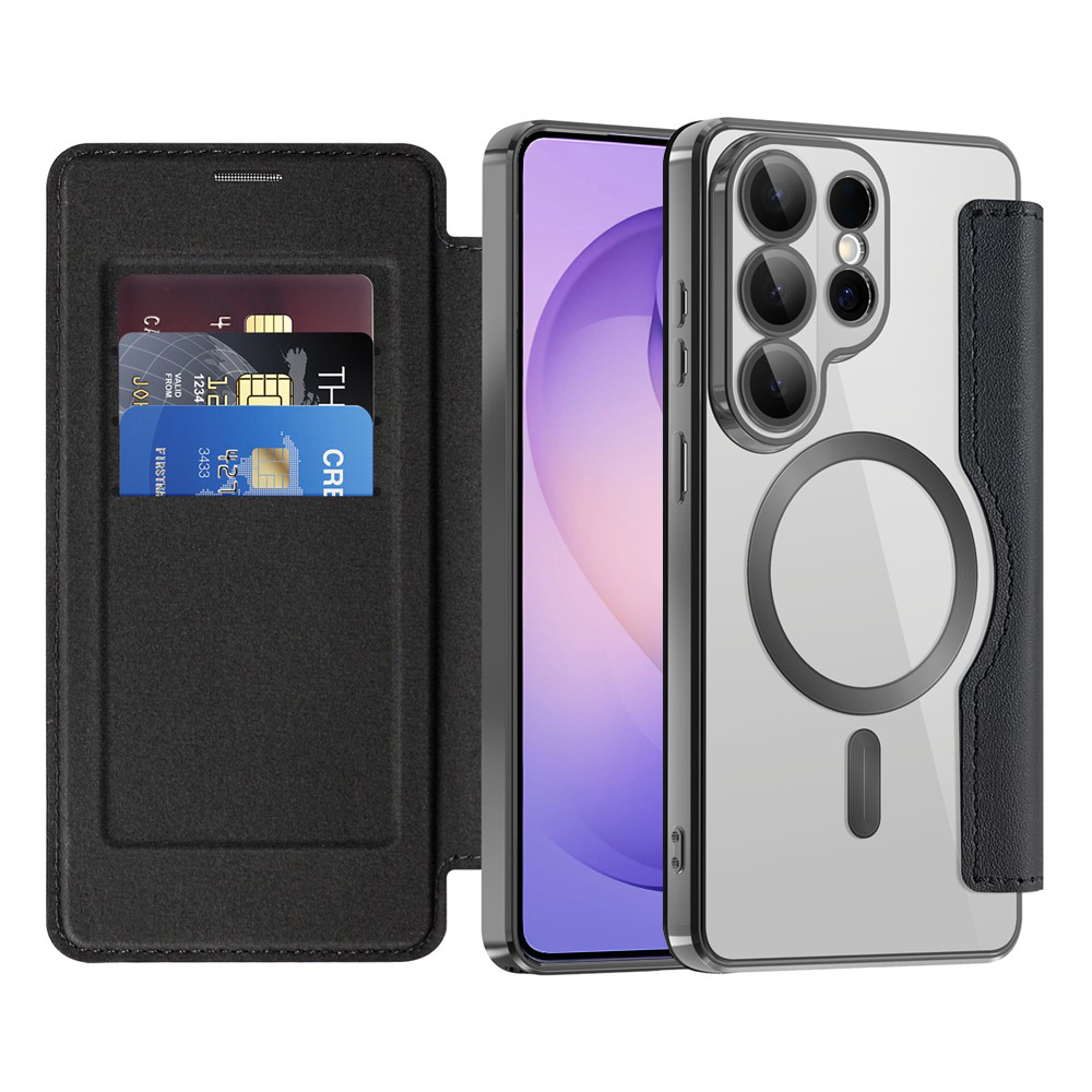 Калъф за Samsung Galaxy S26 Ultra - Techsuit SmartMag Book Case - Черен