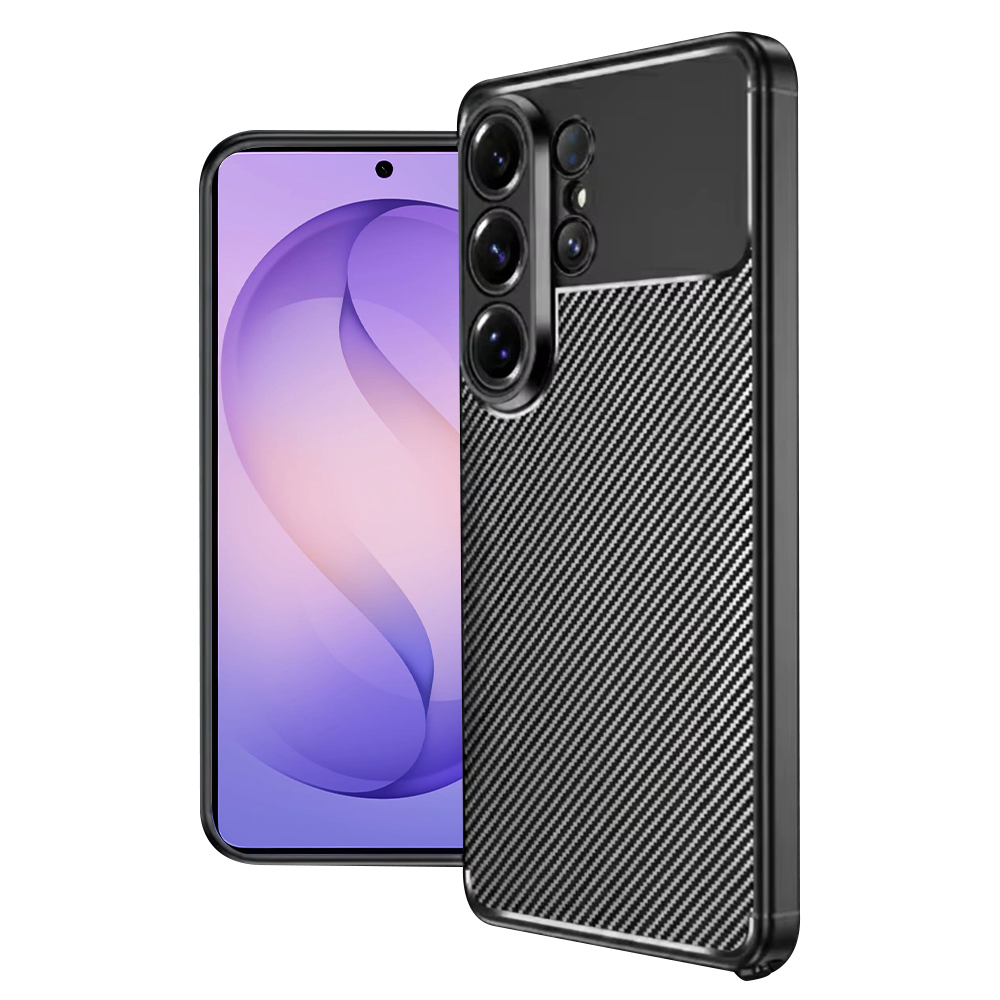 Калъф за Samsung Galaxy S26 Ultra - Techsuit CarbonFiber - Черен