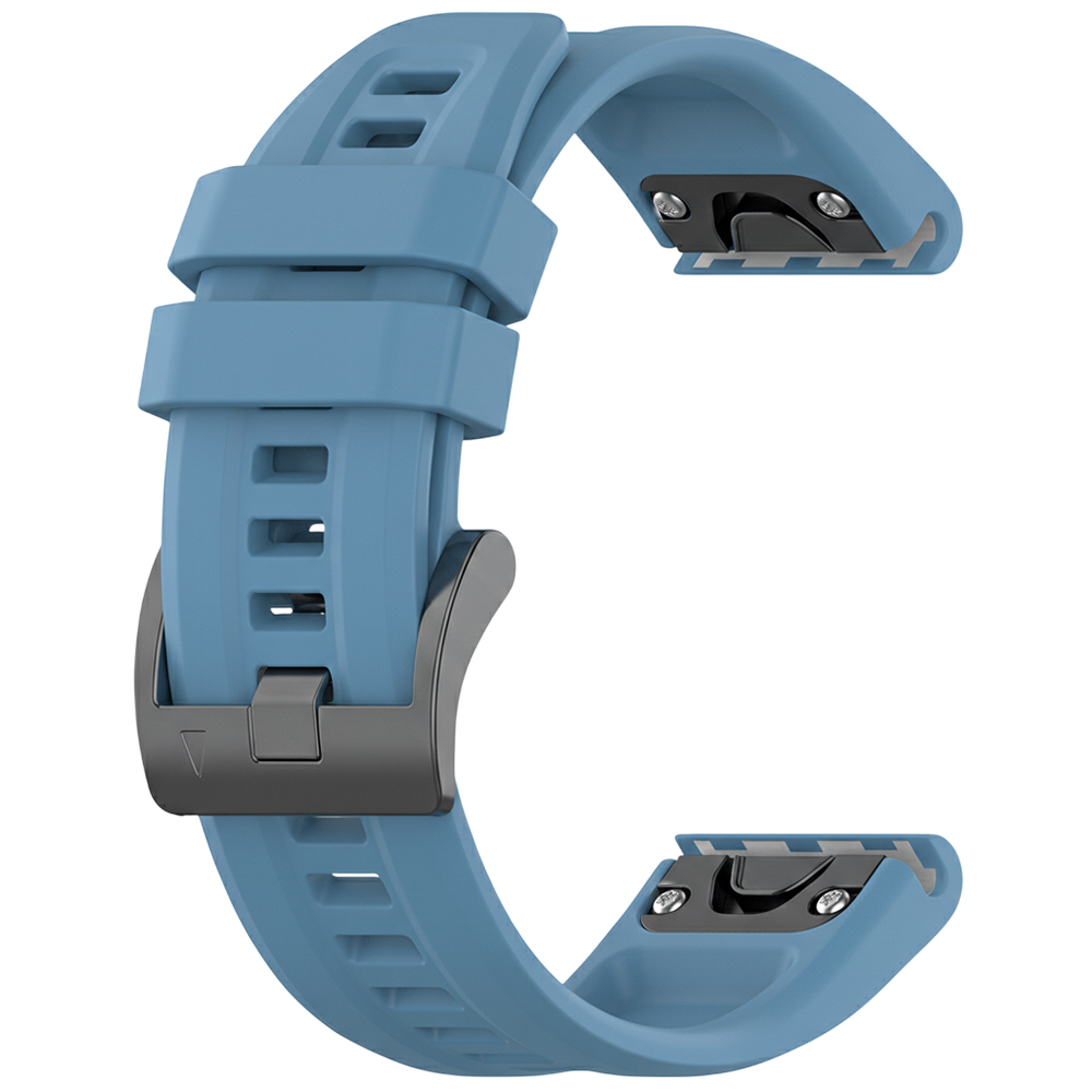 Каишка за Garmin Fenix 3/3 HR/5X/5X Plus/6X/6X Pro/7X/7X Pro Solar - Techsuit Каишка за часовник QuickFit 26mm (W060) - морско синьо
