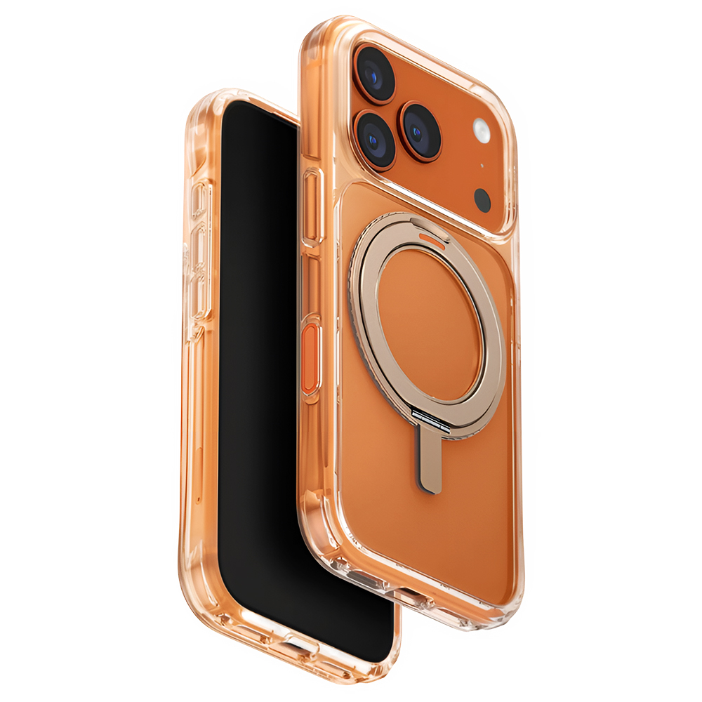 Калъф за iPhone 17 Pro Max - UNIQ Swivix 360° Kickstand - златен