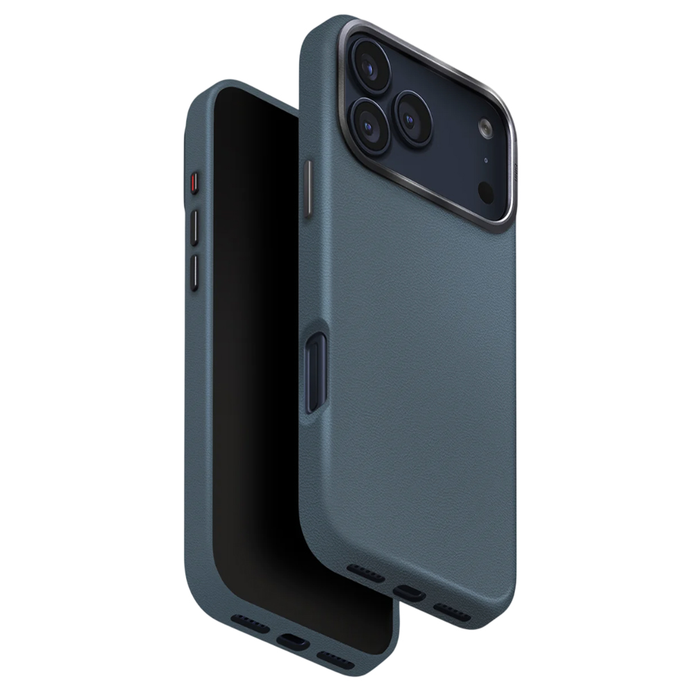 Калъф за iPhone 17 Pro - UNIQ Lyden Leatherette - Steel Teal