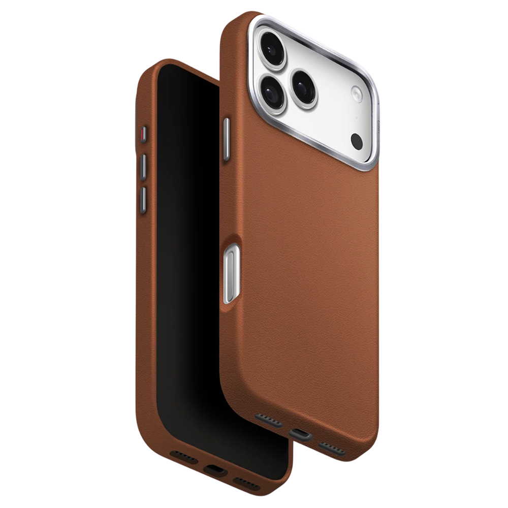 Калъф за iPhone 17 Pro - UNIQ Lyden Leatherette - Caramel