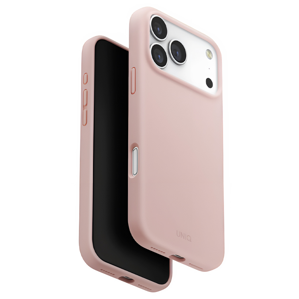 Калъф за iPhone 17 Pro Max - UNIQ Lino MagClick™ - Blush Розов