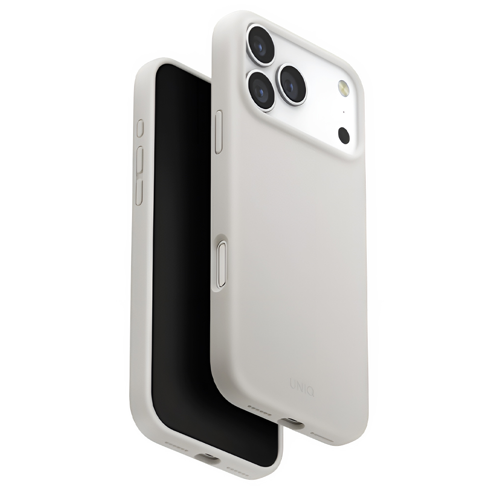 Калъф за iPhone 17 Pro - UNIQ Lino MagClick™ - Mist Сив