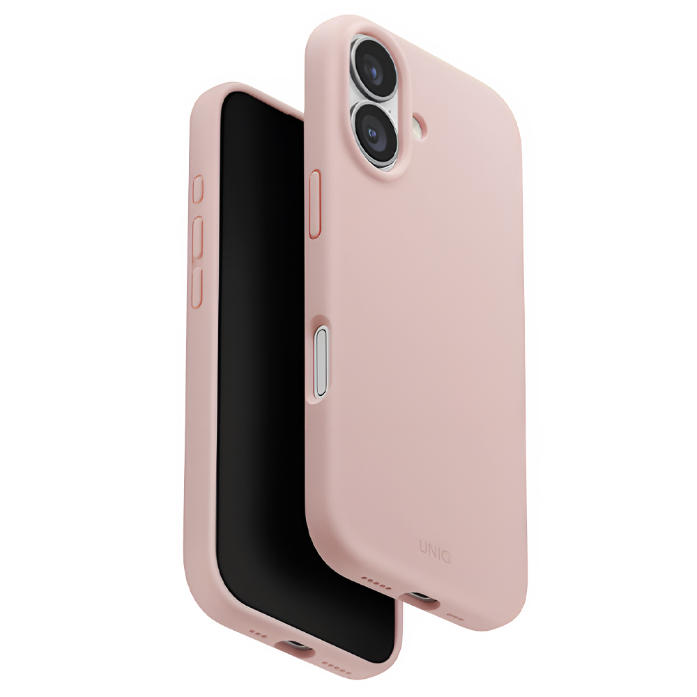 Калъф за iPhone 17 - UNIQ Lino MagClick™ - Blush Розов