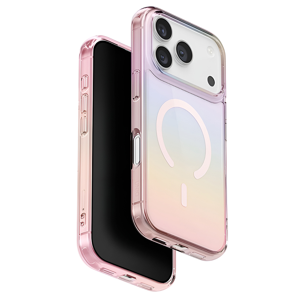Калъф за iPhone 17 Pro Max - UNIQ Iridescent MagClick™ - Pastel Sky