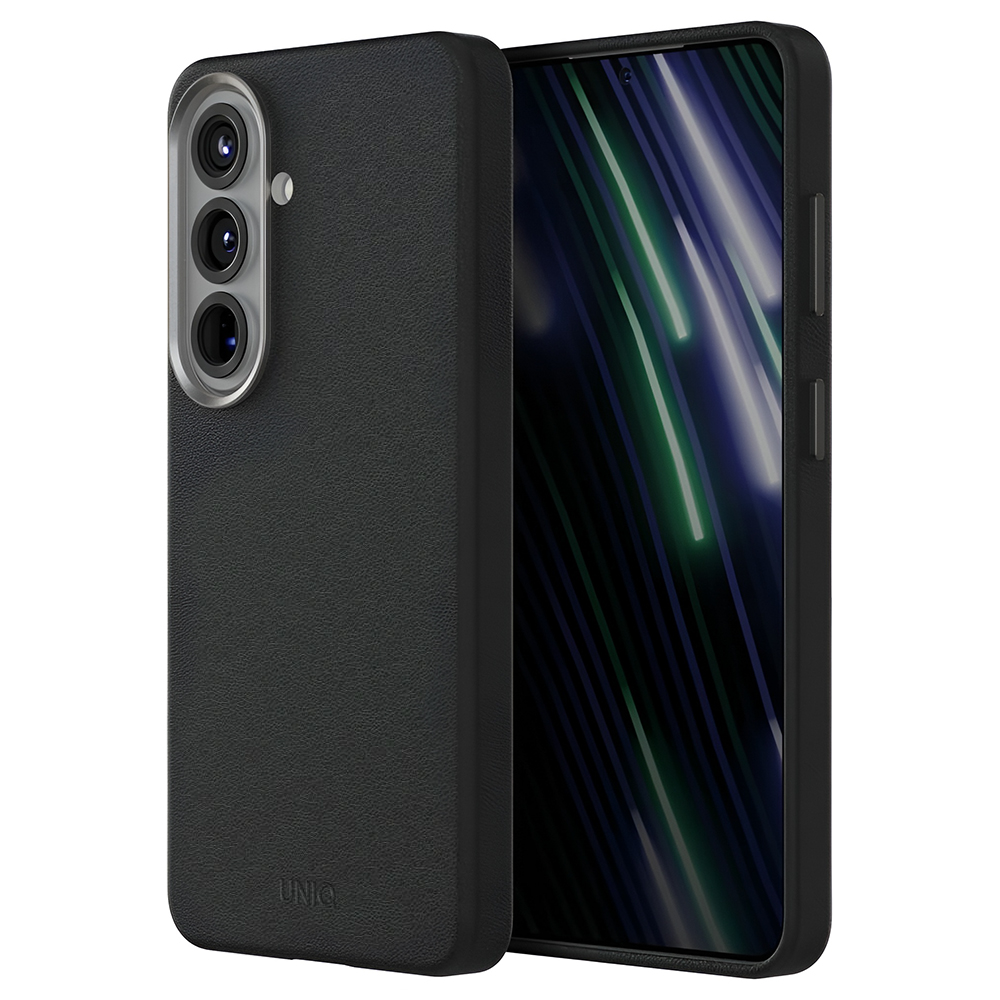 Калъф за Samsung Galaxy S26 - UNIQ Lyden Leatherette - Черен