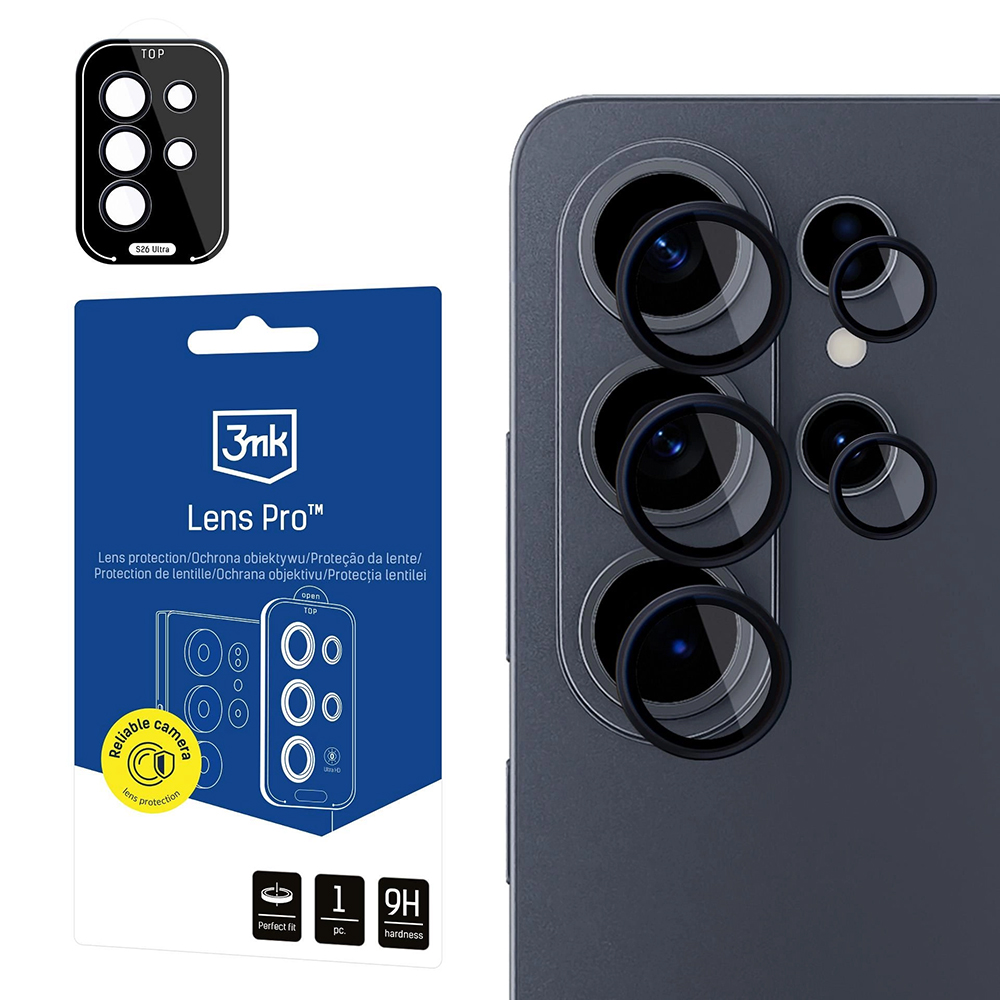 Калъф за Samsung Galaxy S26 Ultra - 3mk Lens Protection - Черен