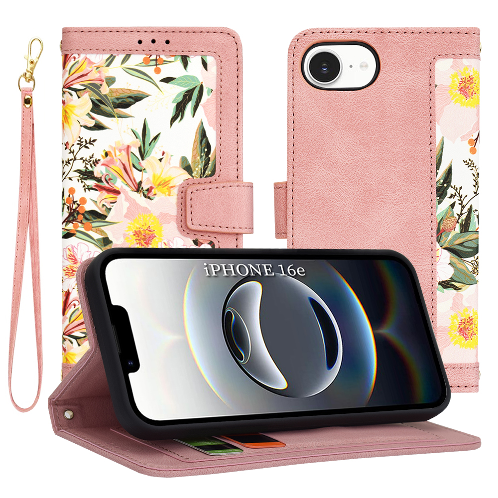 Калъф за iPhone 16e / iPhone 17e - Techsuit FlipCraft - Sweetheart Розов