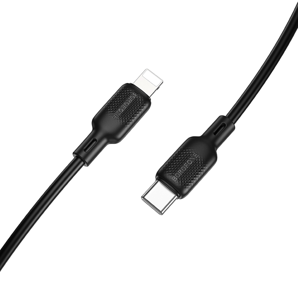 Захранващ кабел, iP, 27W, 2m - Borofone Lenny (BX113) - Черен