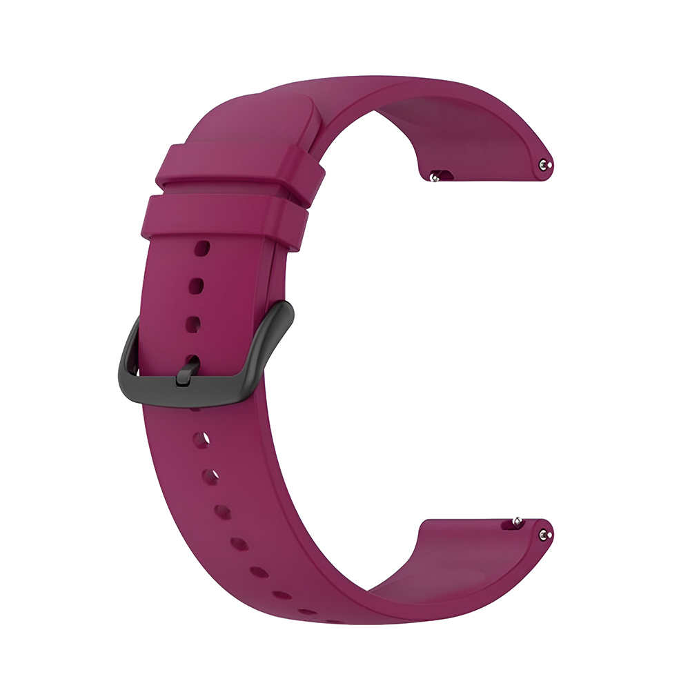 Каишка за часовник за Samsung Galaxy Watch (46 мм) / Gear S3, Huawei Watch GT GT / GT 2 / GT 2e / GT 2 Pro / GT 3 (46 мм) - Каишка за часовник Techsuit 22 мм (W001) - тъмно червена