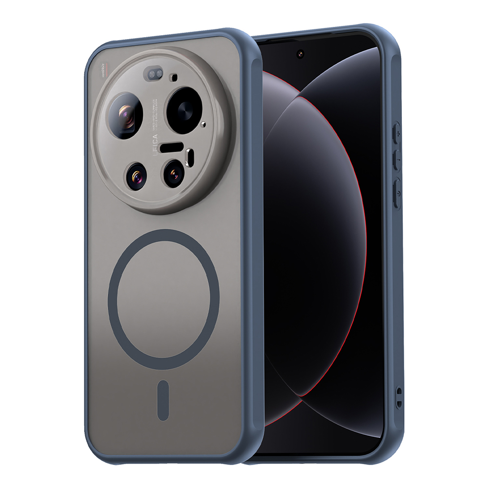 Калъф за Xiaomi 17 Ultra - Techsuit HaloFrost II MagSafe - Тъмносин Син