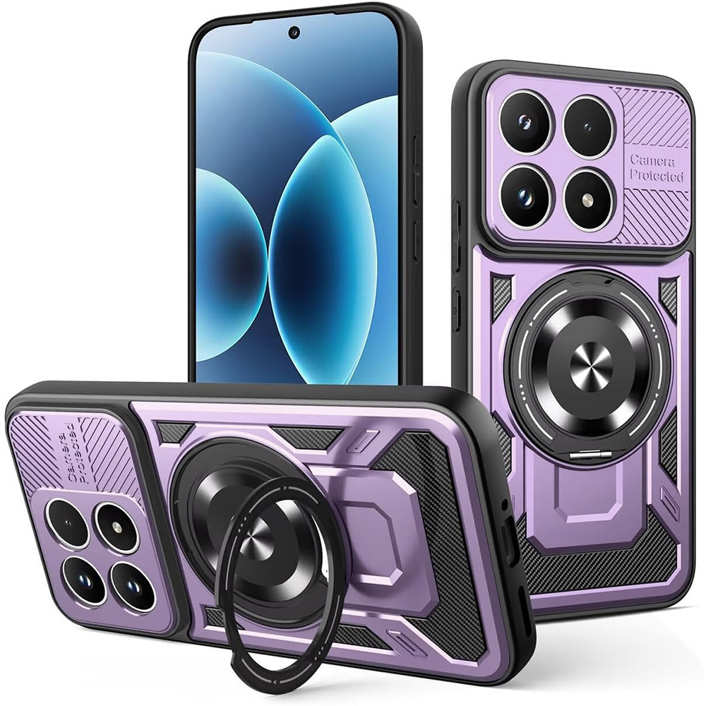 Калъф за Xiaomi 17 - Techsuit RuggedCam - Лилав