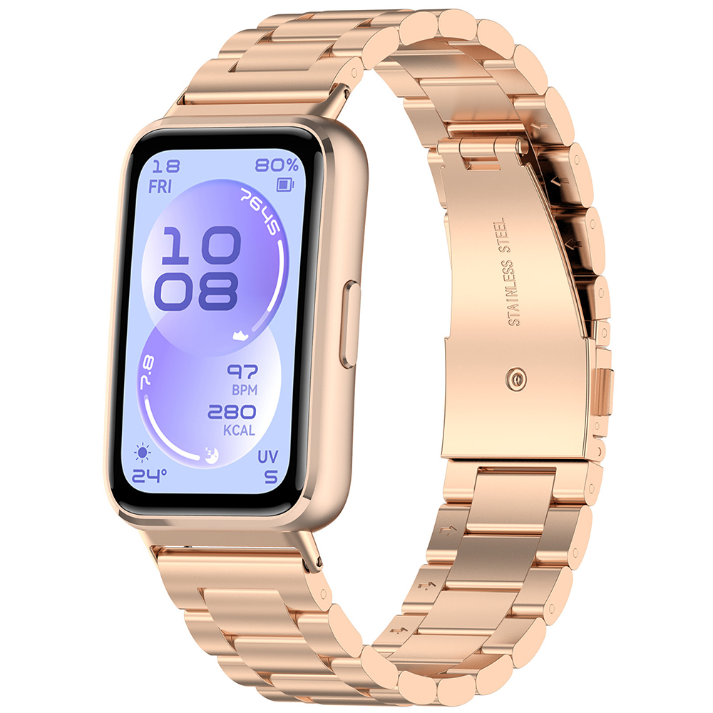 Каишка за Huawei Band 11 / Band 11 Pro - Techsuit Watchband (W010) - Розов