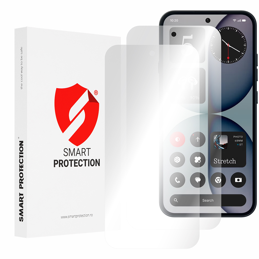 [2x Pack] Nothing Phone Premium Regenerable Premium Recoverable Foil (4a) - Smart Protection Classic - Прозрачен