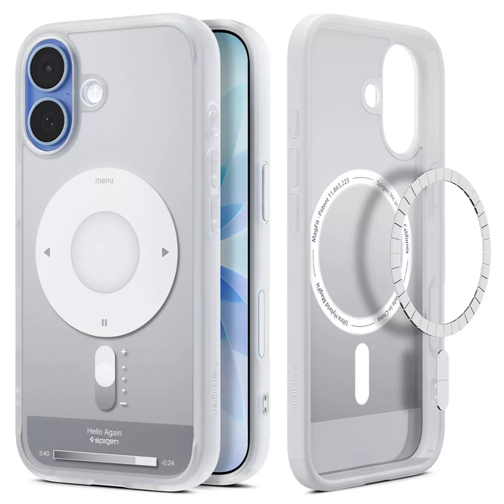Калъф за iPhone 17 - Spigen Ultra Hybrid Classic MagSafe (ACS10389) - Сребрист