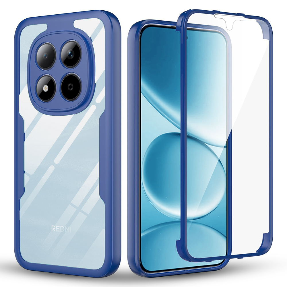 Калъф за Xiaomi Redmi Note 15 Pro 4G + Капак - Techsuit ColorVerse 360 Series - Син