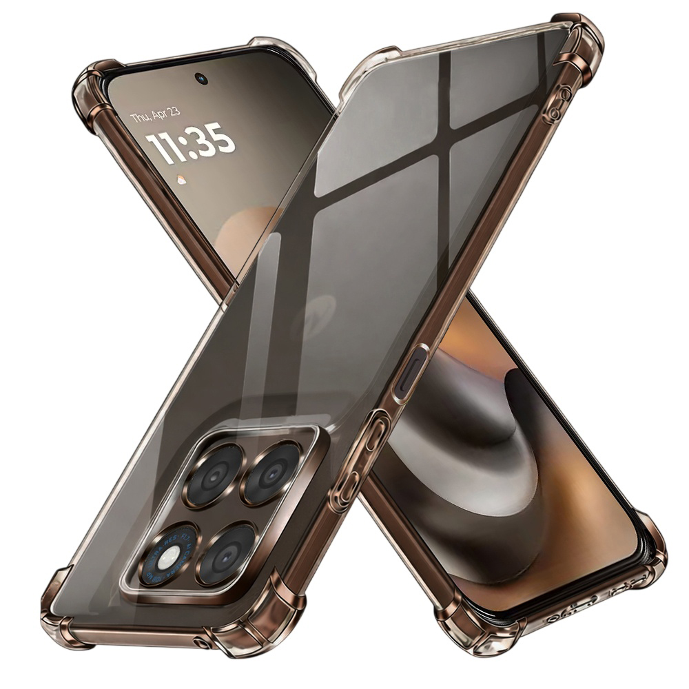 Калъф за Motorola Moto Moto G77 / G67 - Techsuit Shockproof Прозрачен Прозрачен Silicone - Прозрачен