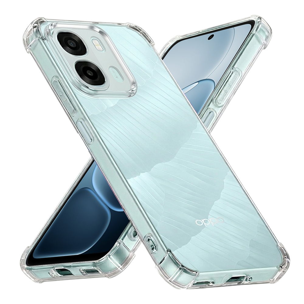Husă Techsuit Shockproof Clear Silicone Oppo A6x 4G / A6x 5G Transparenta