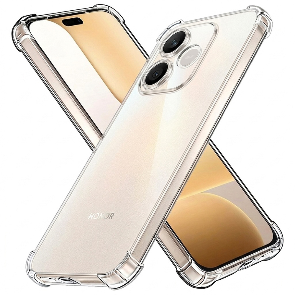 Husă Techsuit Shockproof Clear Silicone Honor 600 Lite Transparenta | fumuriu