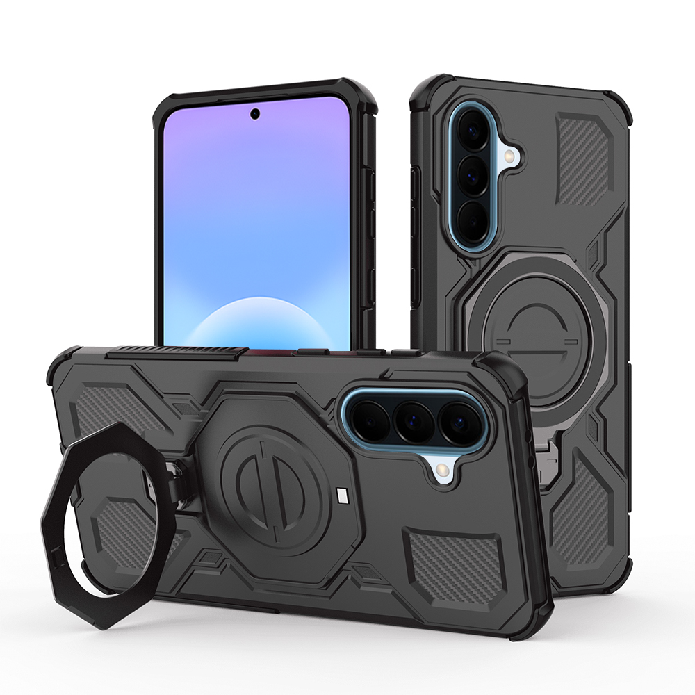 Калъф за Samsung Galaxy A57 5G - Techsuit Carbon Shield PRO - Черен