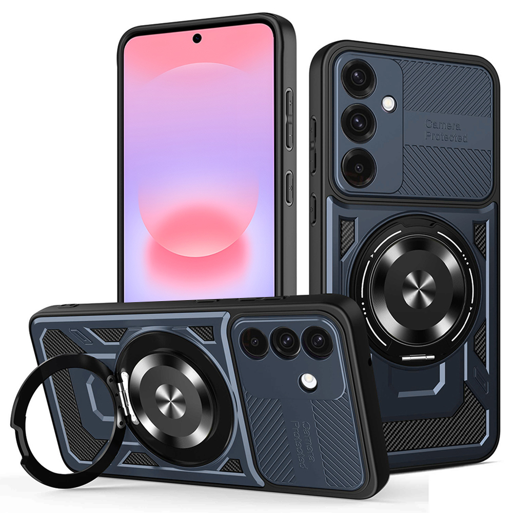 Калъф за Samsung Galaxy A37 5G / A36 5G / A56 5G - Techsuit RuggedCam - Син