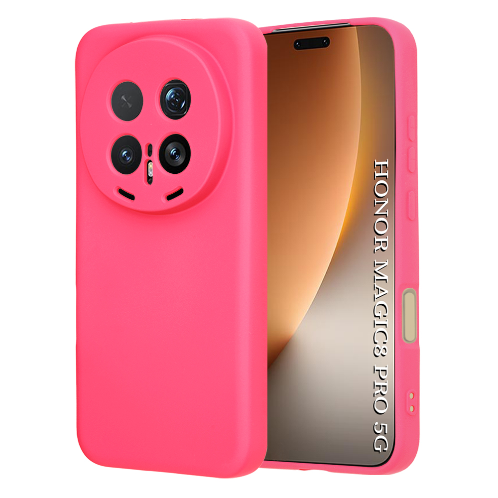 Калъф за Honor Magic8 Pro - Techsuit SoftFlex - Hot Розов