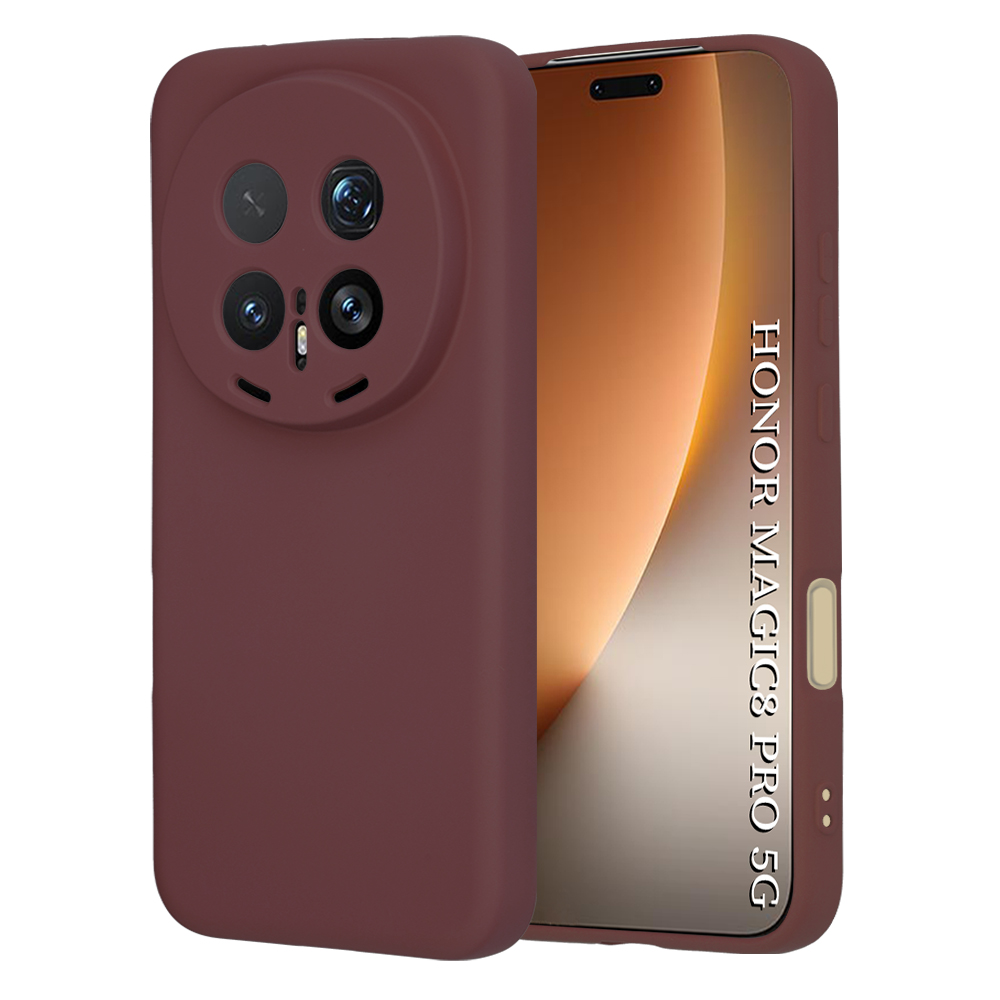 Калъф за Honor Magic8 Pro - Techsuit SoftFlex - Plum Червен