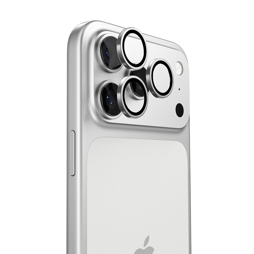 Калъф за камера за iPhone 17 Pro / iPhone 17 Pro Max - протектор за камера Torras Lensguard - Сребрист