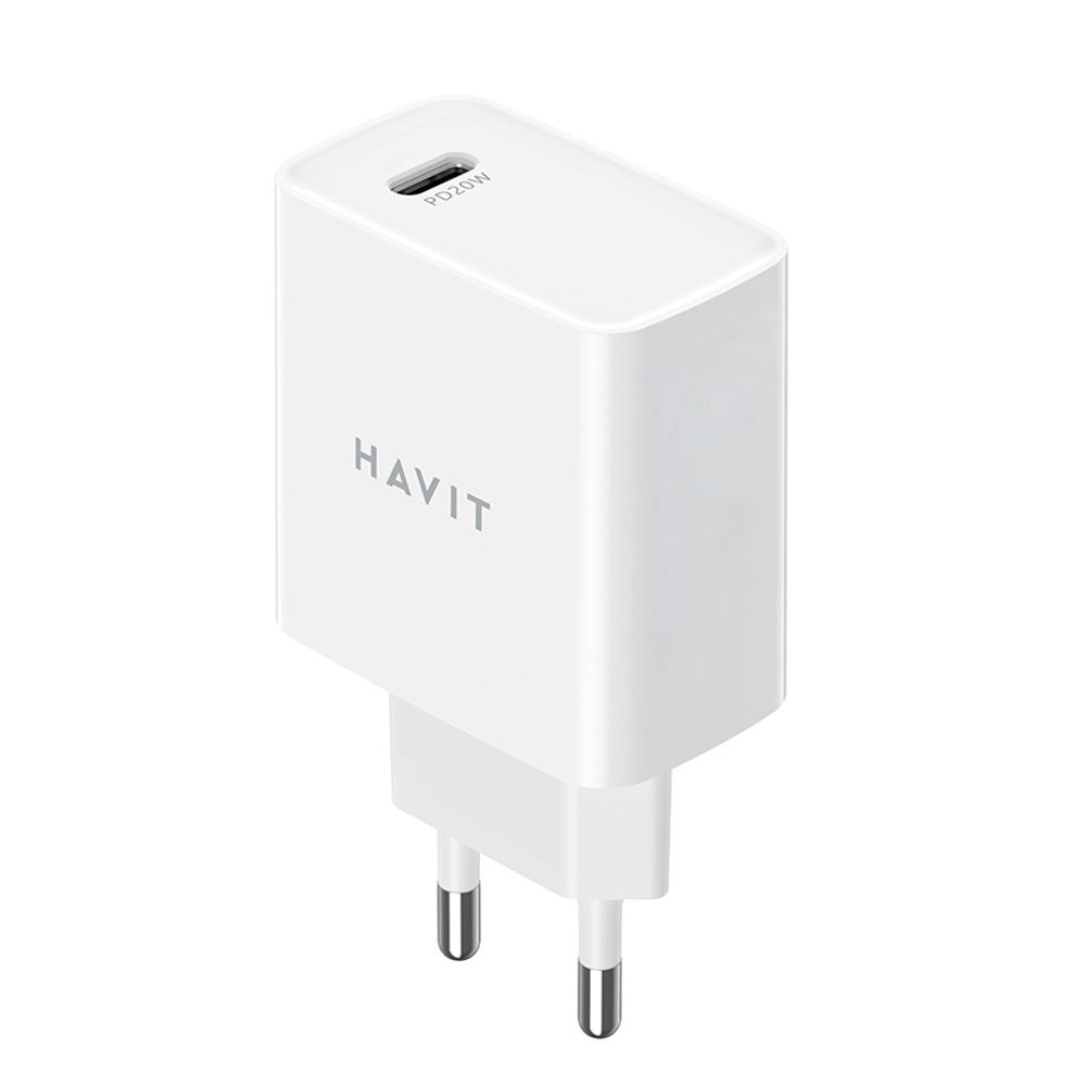 Батерия за Type-C гнездо PD20W - Havit (HV-UC110 EU) - Бяла