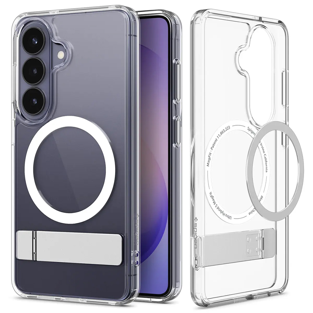 Калъф за Samsung Galaxy S26 Plus - Spigen Ultra Hybrid S MagSafe (ACS11050) - Прозрачен Бял