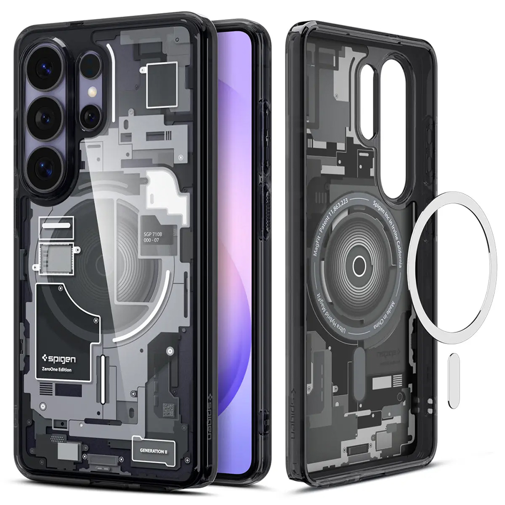 Калъф за Samsung Galaxy S26 Ultra - Spigen Ultra Hybrid MagSafe (ACS10682) - Zero One Черен