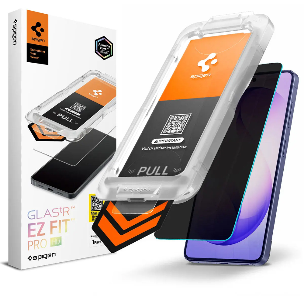 Капак за Samsung Galaxy S26 Plus - Spigen Glas.tR EZ FIT Pro HD (AGL11087) - Поверителност