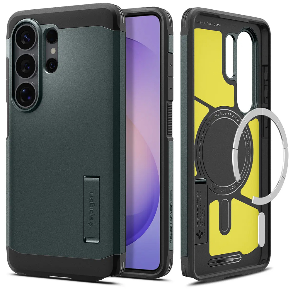 Калъф за Samsung Galaxy S26 Ultra - Spigen Tough Armor MagSafe (ACS10686) - Abyss Зелен