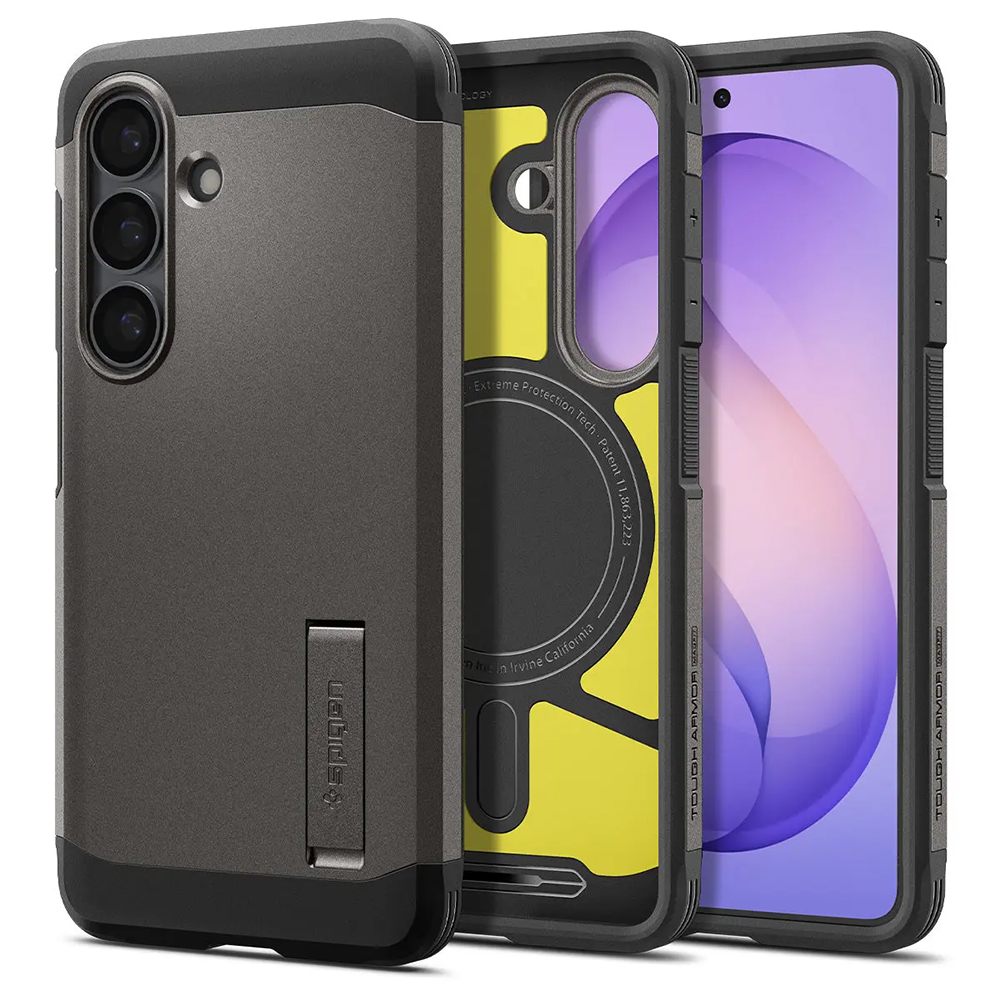 Калъф за Samsung Galaxy S26 Plus - Spigen Tough Armor MagSafe (ACS10714) - Gunmetal