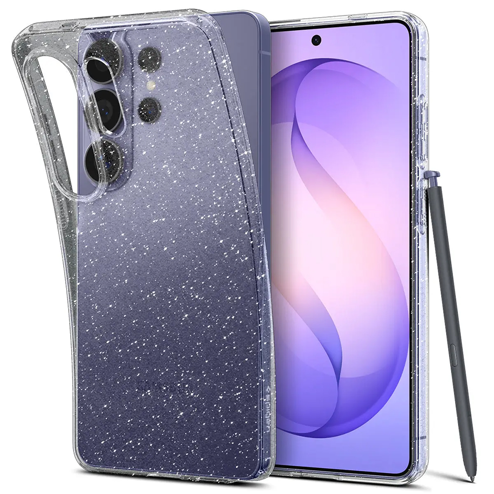 Калъфи за Samsung Galaxy S26 Ultra - Spigen Liquid Crystal Crystal Glitter (ACS10673) - Crystal Quartz