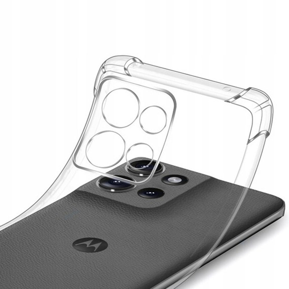 Detalii husă Techsuit Shockproof Clear Silicone Motorola Edge 70 Fusion