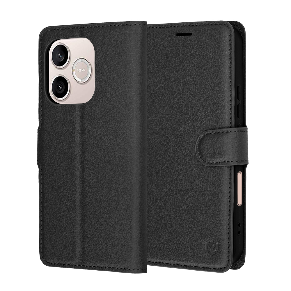Калъф за Honor 600 Lite - Techsuit Leather Folio - Черен