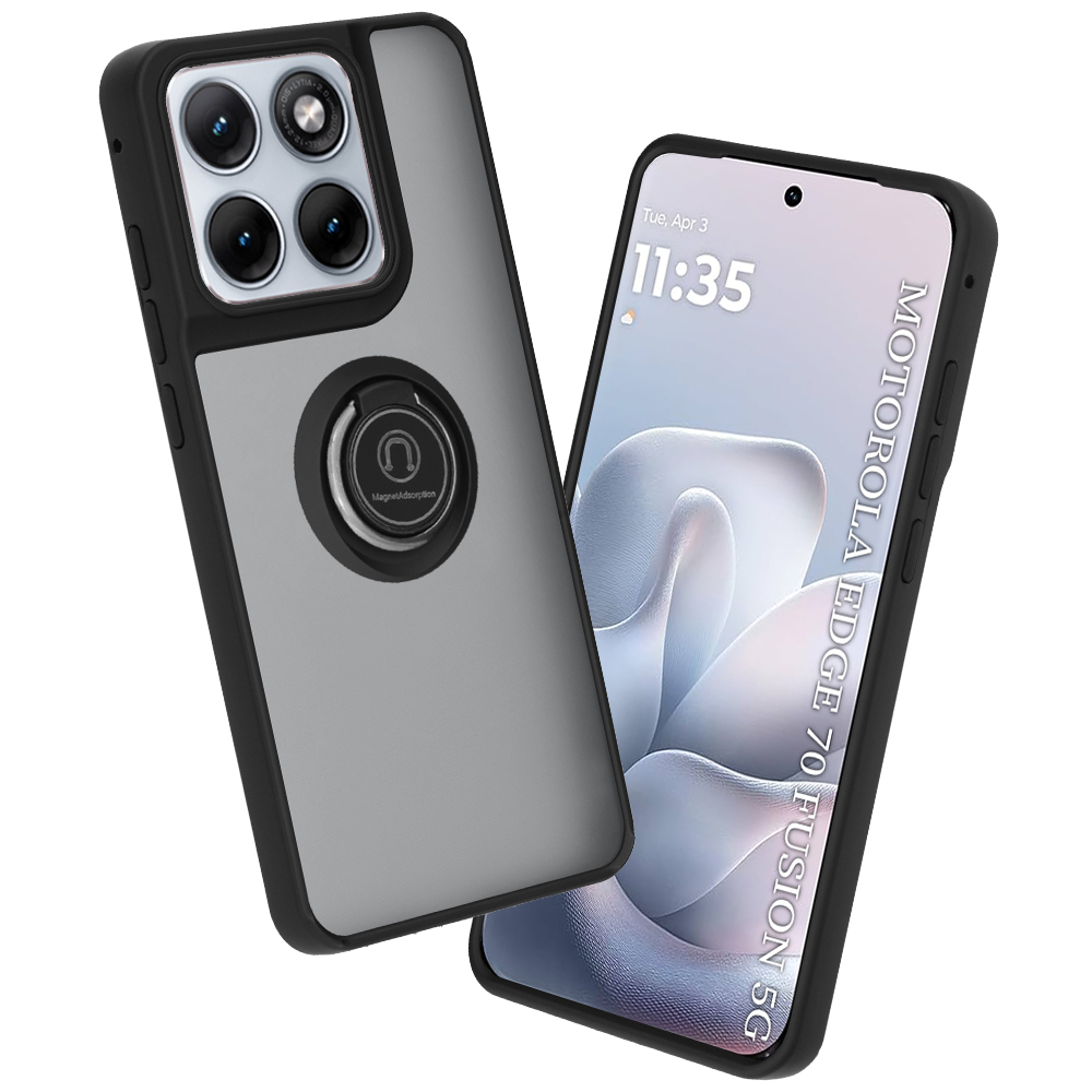 Калъф за Motorola Edge 70 Fusion - Techsuit Glinth - Черен