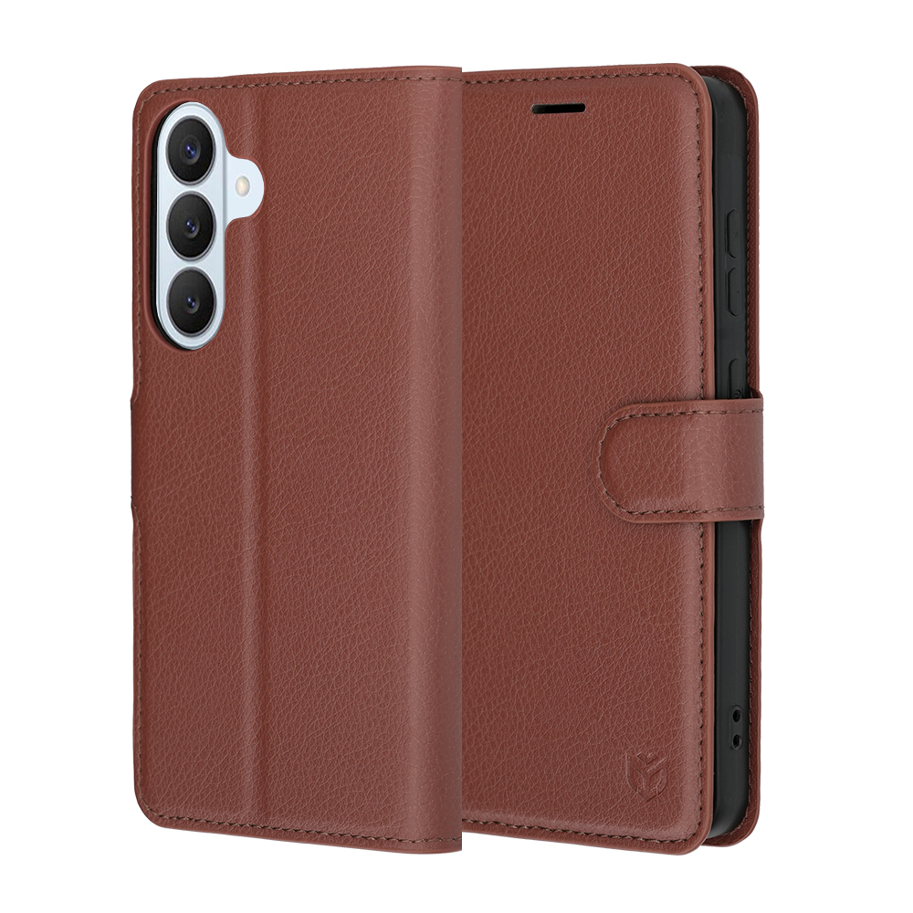 Калъф за Samsung Galaxy S26 - Techsuit Leather Folio - Кафяв