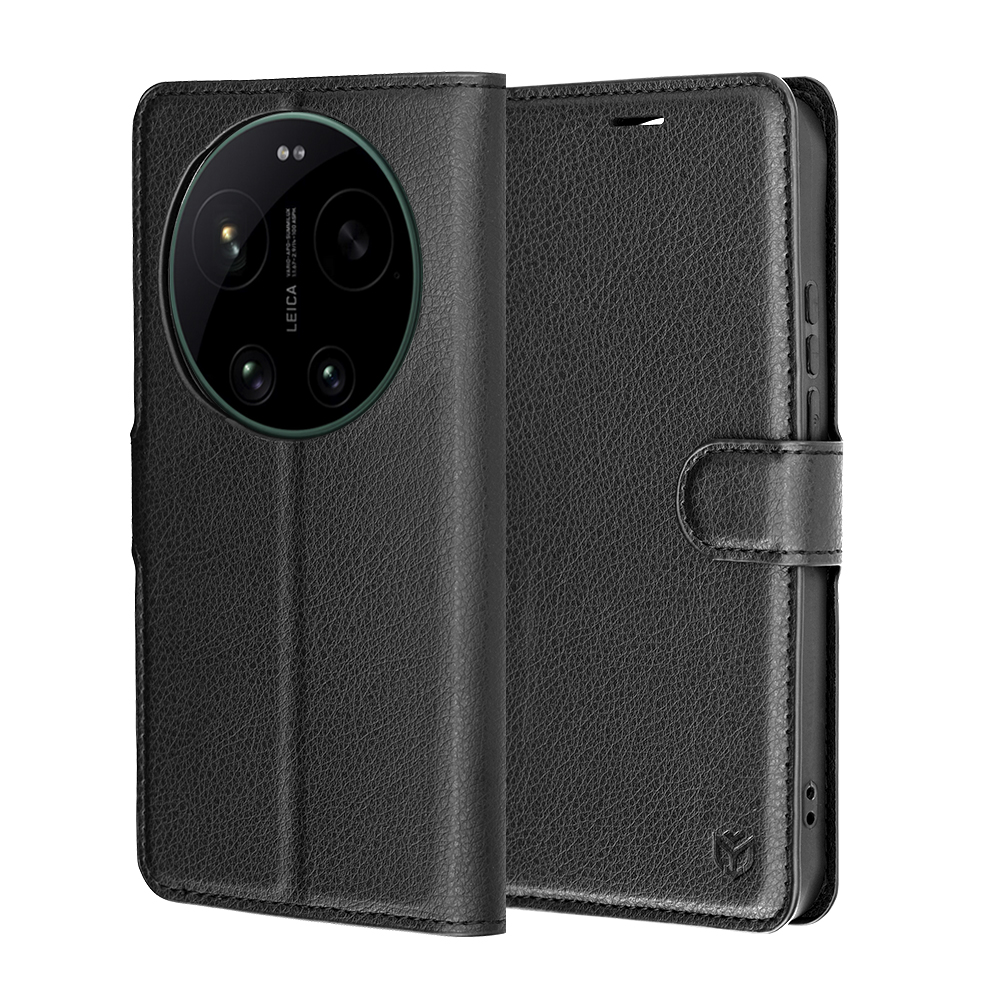 Калъф за Xiaomi 17 Ultra - Techsuit Leather Folio - Черен