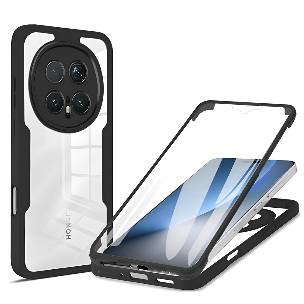 Husă Techsuit ColorVerse 360 Series + Screen Protector Honor Magic8 Pro Negru | roz | albastru | mov