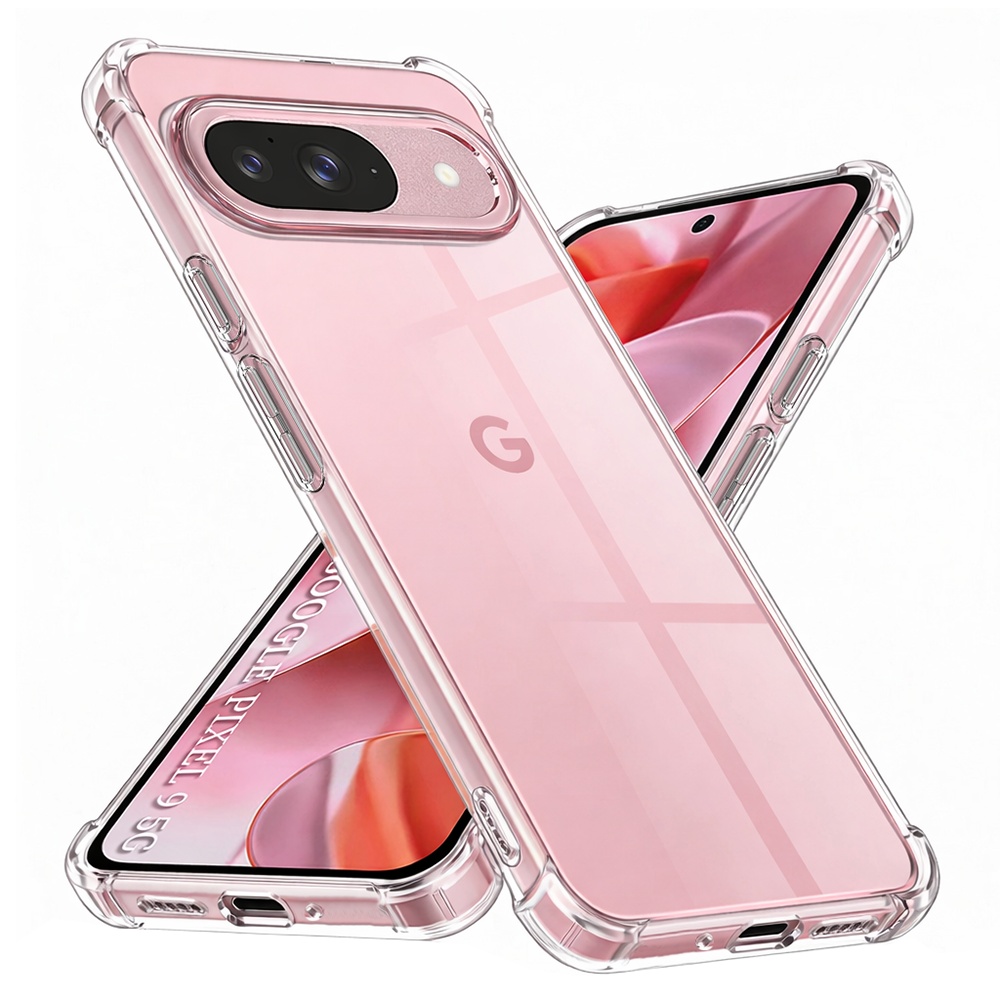 Husă Techsuit Shockproof Clear Silicone Google Pixel 9 Transparenta | fumuriu