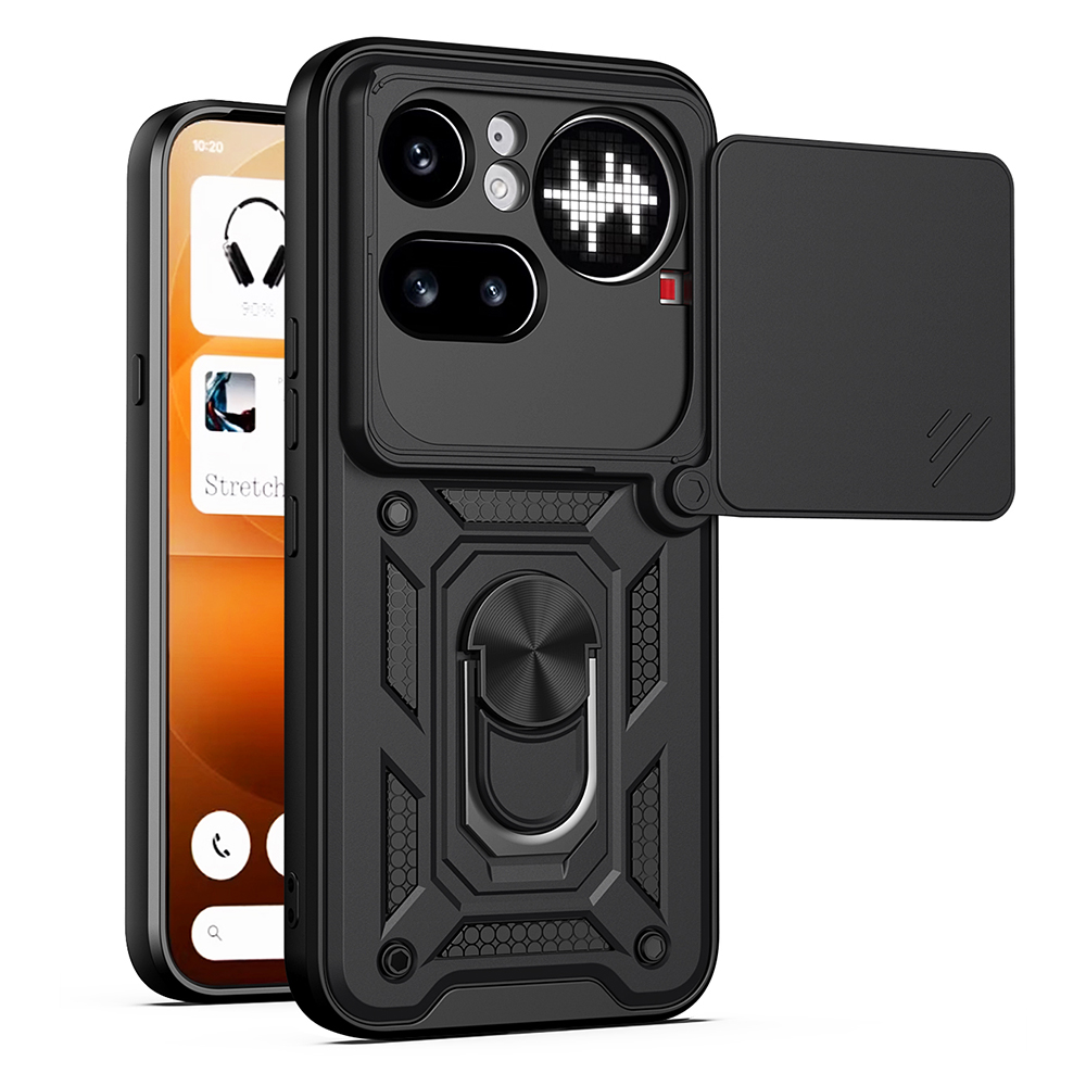 Case for Nothing Phone (4a) Pro - Techsuit CamShield Series - Черен